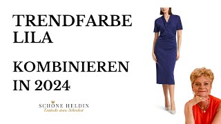 Trendfarbe Lila kombinieren in 2024  Outfit Ideen [upl. by Atiuqahs507]