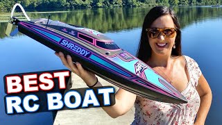 DIY RC Boat Mini Mono slow motion shots [upl. by Goodden]