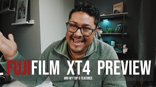 Fujifilm XT4 Preview and TOP 5 rumored features [upl. by Chenee]