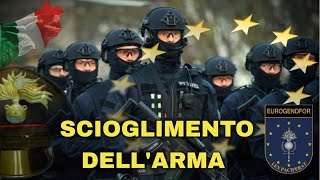 Carabinieri Piacenza La Conferma Piano Di Scioglimento dellARMA e Eurogendfor [upl. by Furey]