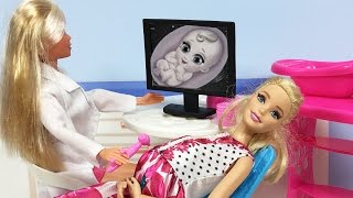 Barbie ve Ailesi Bölüm 104  Can ve Ceren YENİ Kardeşiyle Tanışıyor  Çizgi film Barbie oyunları [upl. by Niattirb461]