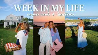 WEEK IN MY LIFE CAPE COD  BOSTON  exploring Nantucket cute towns and the city early fall [upl. by Adeuga]