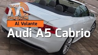 Audi A5 Cabrio quattro 2015  Al volante  Supermotoronlinecom [upl. by Ahsela]