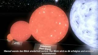 Planeten und Sterne im Größenvergleich [upl. by Leanard]