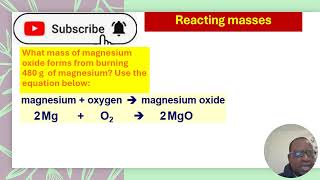 KS4Moles and Mass methods to calculate Reacting masses [upl. by Anaj883]