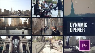 Dynamic Showreel Opener  Premiere Pro Opener Templates [upl. by Nadab691]