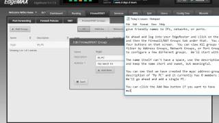 EdgeRouter  FirewallNAT Groups [upl. by Ennybor]