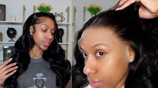 THE MOST FLAWLESS HD LACE WIG INSTALL  ALI PEARL BODY WAVE WIG [upl. by Griswold]