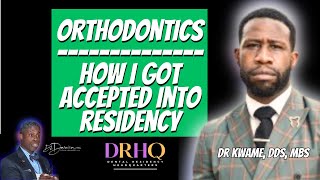 ORTHODONTICS Residency TIPS amp One Dentists Journey  DrDarwin™️ DRHQ [upl. by Ilecara]