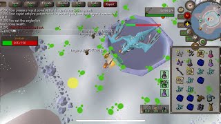 OSRS Vorkath  mobile  melle woox walk with death [upl. by Anibur]