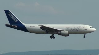 Solinair Airbus A300 Landing at Frankfurt Airport full HD [upl. by Leighton]