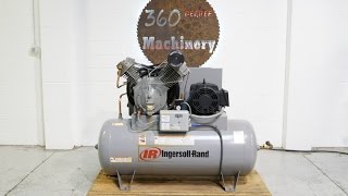 INGERSOLLRAND T30 AIR COMPRESSOR 15 HP [upl. by Llekcm]