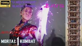 MK1 Li Mei Stryker Kameo Klassic Tower Gameplay Ending 1080p 60fps PS5 [upl. by Ibob]