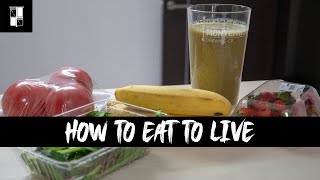 How To Eat To Live  Breakfast Smoothie [upl. by Hedve]