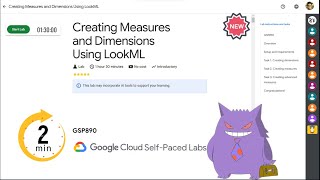 Creating Measures and Dimensions Using LookML  2024  GSP890 qwiklabs [upl. by Notned169]