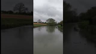 Narrow Boat Life offgrid on Grand Union Canal in central England [upl. by Ashlan661]