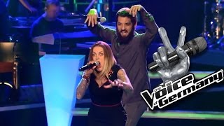 Radioactive – Esther Jung vs Carlos Jerez  The Voice 2014  Battle [upl. by Ennaxxor]