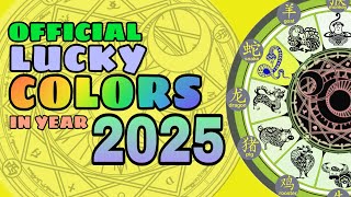 LUCKY COLOR IN 2025  Swerteng kulay sa year 2025 at YEAR OF THE WOOD SNAKE Philippines [upl. by Birdella346]