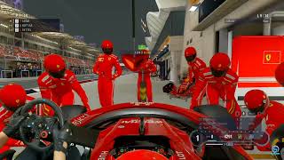 F1 2024  Logitech G29 Wheel Cam  Racing for the Indian Team in a Ferrari F1 Car [upl. by Feetal49]