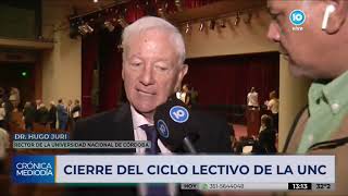 Se realizó el acto de clausura del ciclo lectivo de la UNC [upl. by Refannej]