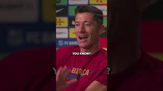 Robert Lewandowski told us how many goals he plans to score this season ⚽ [upl. by Chara]