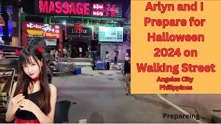 Expats prepare for Halloween on Walking Street in Angeles City Philippines [upl. by Lati761]