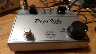 Fulltone Deja Vibe Demo [upl. by Ityak390]