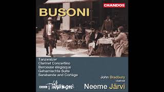 Ferruccio Busoni  Berceuse élégiaque for orchestra Op 42 1909 [upl. by Inig]