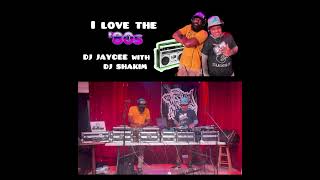 DJ Jaycee amp DJ Shakim rocking on 4 turntables LIVE at Red Light Cafe for “I Love The 80’s” [upl. by Kinelski252]