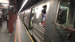 MTA NYC Subway Coney Islandbound R68A Q train at 34th StreetHerald Square [upl. by Adis]