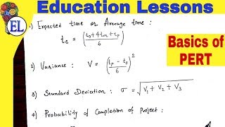 Basics of PERT Program Evaluation and Review Technique  Operation Research  Project Management [upl. by Noterb]