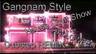 Christmas Light Show 2012  Gangnam Style Dubstep Remix [upl. by Laehplar745]