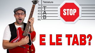 CHITARRA COME USARE E LEGGERE LE TAB TABLATURE  LA LEZIONE PIU IMPORTANTE DI TUTTE [upl. by Nyhagen]