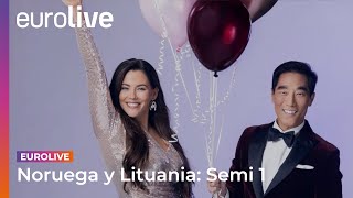 EuroLive Noruega y Lituania Semi 1 13012024  Eurolive Radio [upl. by Relyks]