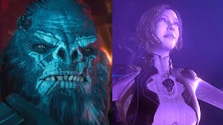 Halo Infinite Cortana with Atriox all Cutscene [upl. by Ordnaxela192]