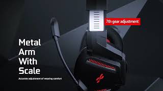 Plextone รุ่น G800 for Gaming หูฟังเกมมิ่ง แฟนเทค แบบครอบหัว มีไมโครโฟน ระบบสเตริโอ ระบบ 71 [upl. by Alraep]