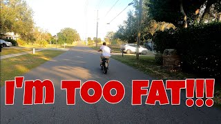 Part 2 of the ebike race 1500w ebike conversion 48v vs 52v I believe Im too fat [upl. by Enoid]