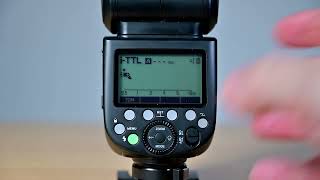 Godox V860iii Speedlight menu setup [upl. by Haily]