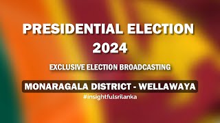 Monaragala District  Wellawaya Polling Division Results  Presidential Election 2024 [upl. by Emad]