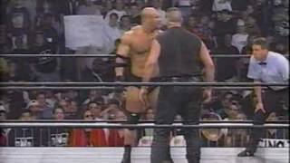 WCW Nitro March 30th 1998 Goldberg vs Ray Traylor [upl. by Aketahs]