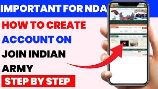 how to create account on join indian army websitejoin indian army website par account kaise banaye [upl. by Curhan415]