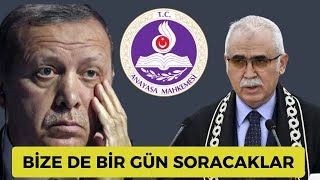 Anayasa Mahkemesi Başkanı Erdoğana baka baka neler söyledi neler [upl. by Lemrahc]