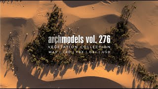 Archmodels vol 276 Launch Trailer  Vegetation 3D Models Collection [upl. by Tia]