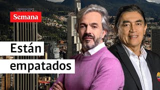 Hay empate técnico entre Gustavo Bolívar y Juan Daniel Oviedo  Semana noticias [upl. by Wescott]