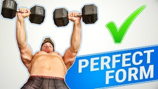 How To Dumbbell Bench Press  3 GOLDEN RULES [upl. by Iormina514]