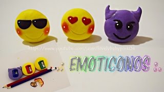 Manualidades Faciles DIY REGALOS  Emoticonos Decora tus sacapuntas [upl. by Padget]