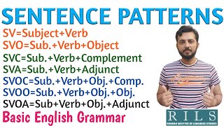 Sentence Patterns  Sentence Structure  Basic English Grammar  RILS The Lingua Expert [upl. by Gaige757]