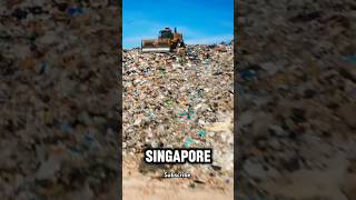 How Singapore Recycles Trash ️️ fyp trash singapore recycle [upl. by Artur]