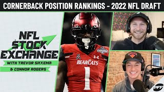 Cornerback Position Rankings for the 2022 NFL Draft  NFL Stock Exchange  PFF [upl. by Enileuqkcaj274]