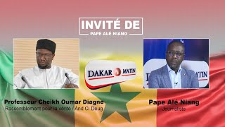 Pr Cheikh Oumar Diagne quot Macky Sall doit avoir le courage dassumer tous ses actes scandaleux quot [upl. by Llennoj]